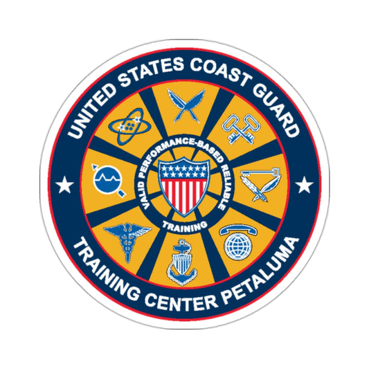 USCG Training Center Petaluma (U.S. Coast Guard) STICKER Vinyl Kiss-Cut Decal