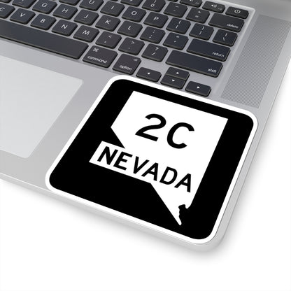 Nevada 2C (Nevada) (Road Sign) STICKER Vinyl Kiss-Cut Decal