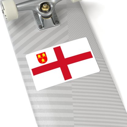 Flag of the Diocese of Chester (England) STICKER Vinyl Kiss-Cut Decal
