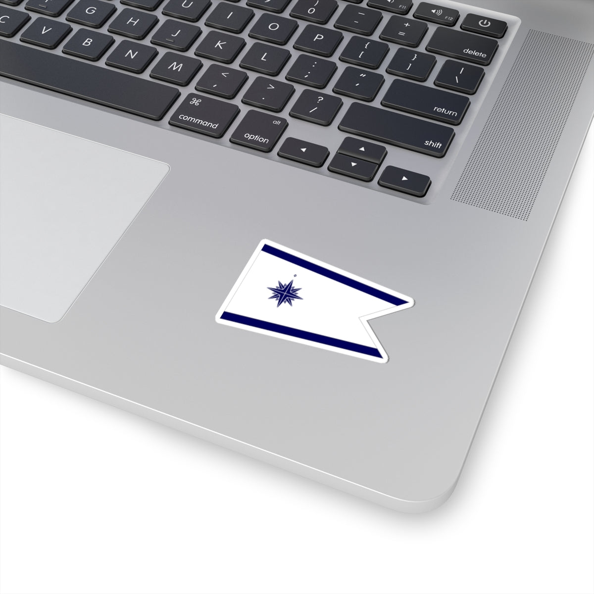 Standard of the Japan Coast Guard Commandant-bordered (Japan) STICKER Vinyl Kiss-Cut Decal