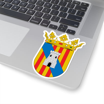 Escudo de Almudaina (Spain) (Coat of Arms) STICKER Vinyl Kiss-Cut Decal