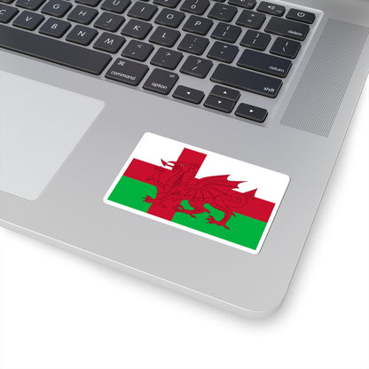 Wales Nordic flag proposal (United Kingdom) STICKER Vinyl Kiss-Cut Decal
