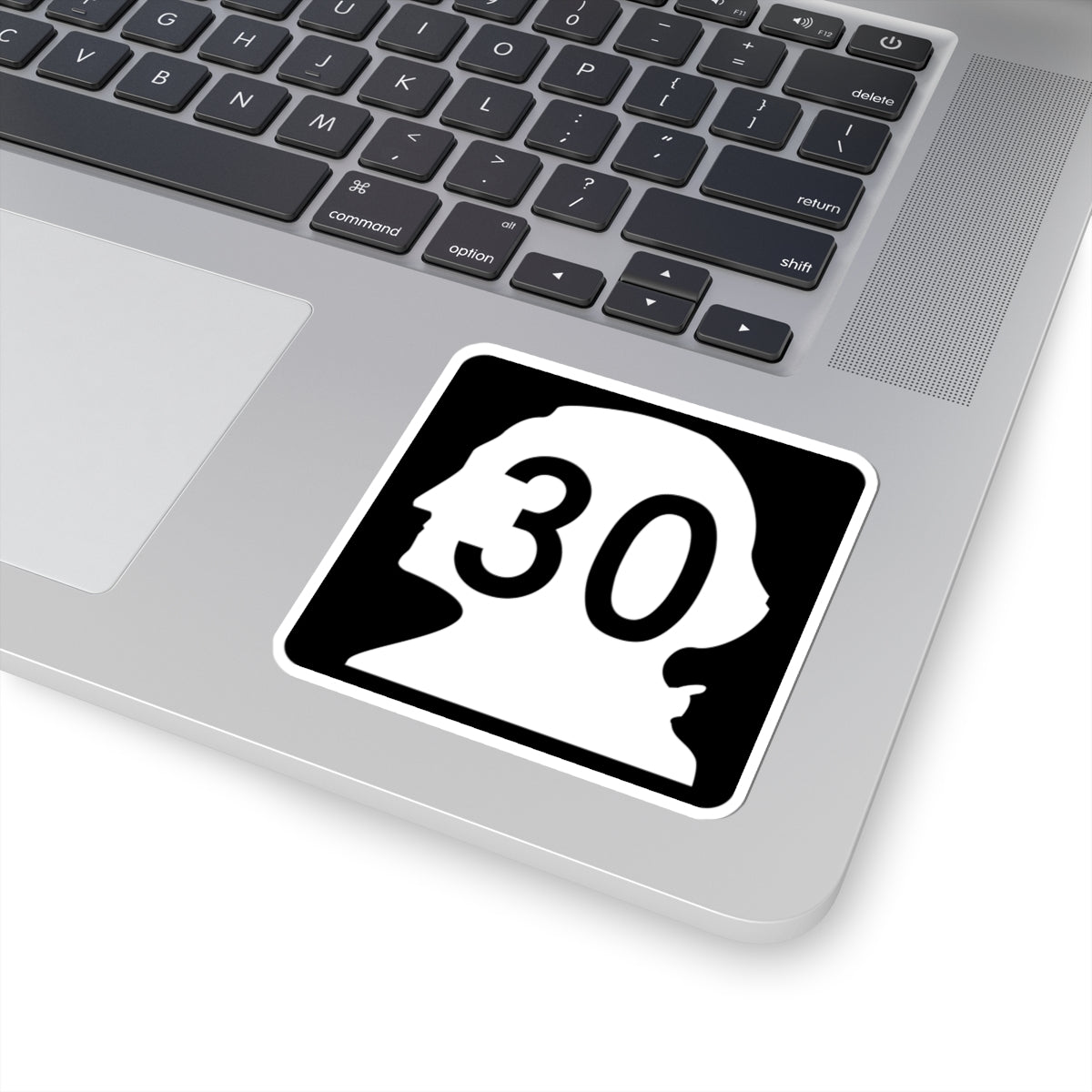 WA-30 (Washington) (Road Sign) STICKER Vinyl Kiss-Cut Decal