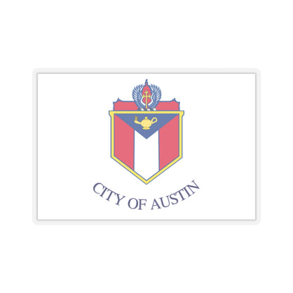 Flag of Austin, Texas - STICKER Vinyl Kiss-Cut Decal