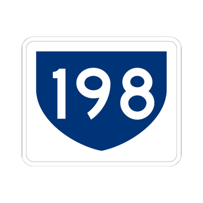 PR primary 198 (Puerto Rico) (Road Sign) STICKER Vinyl Kiss-Cut Decal