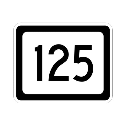 WV-125 (Virginia) (Road Sign) STICKER Vinyl Kiss-Cut Decal