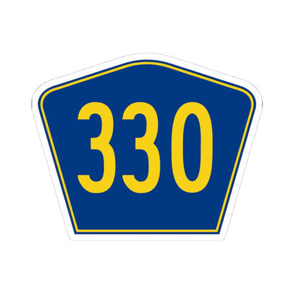 PR secondary 330 (Puerto Rico) (Road Sign) STICKER Vinyl Kiss-Cut Decal