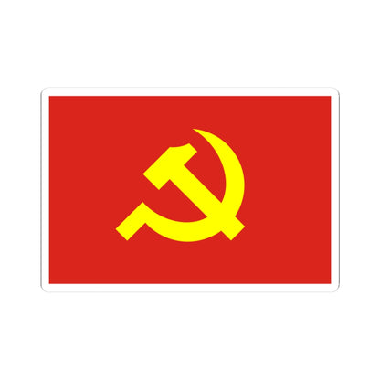 Flag of the Communist Party of Vietnam (Vietnam) STICKER Vinyl Kiss-Cut Decal