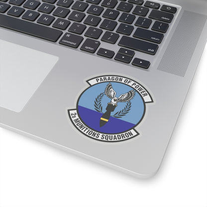 2d Munitions Squadron (U.S. Air Force) STICKER Vinyl Kiss-Cut Decal