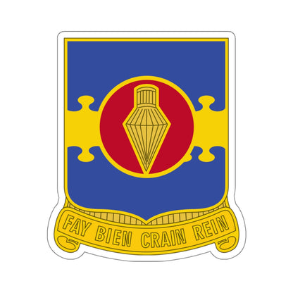 326 Airborne Engineer Battalion (U.S. Army) STICKER Vinyl Kiss-Cut Decal-4" × 4"-White-The Sticker Space