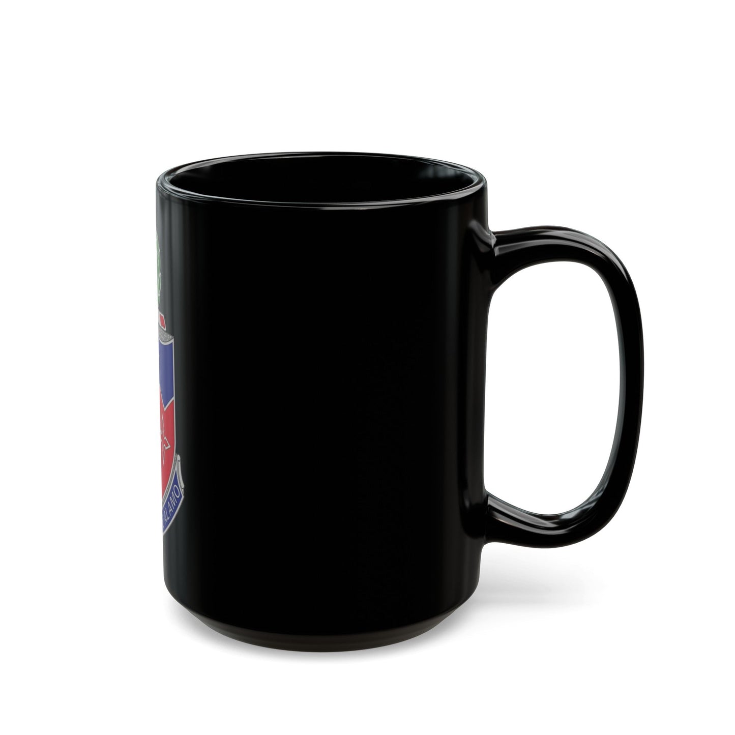 141st Infantry Regiment (U.S. Army) Black Coffee Mug-The Sticker Space