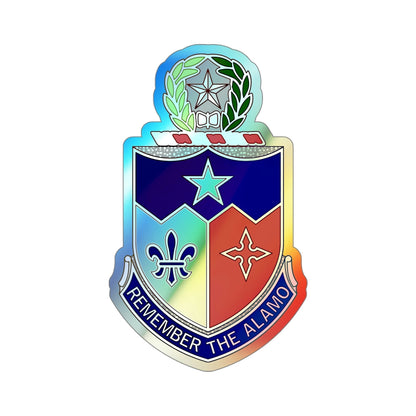 141st Infantry Regiment (U.S. Army) Holographic STICKER Die-Cut Vinyl Decal-5 Inch-The Sticker Space