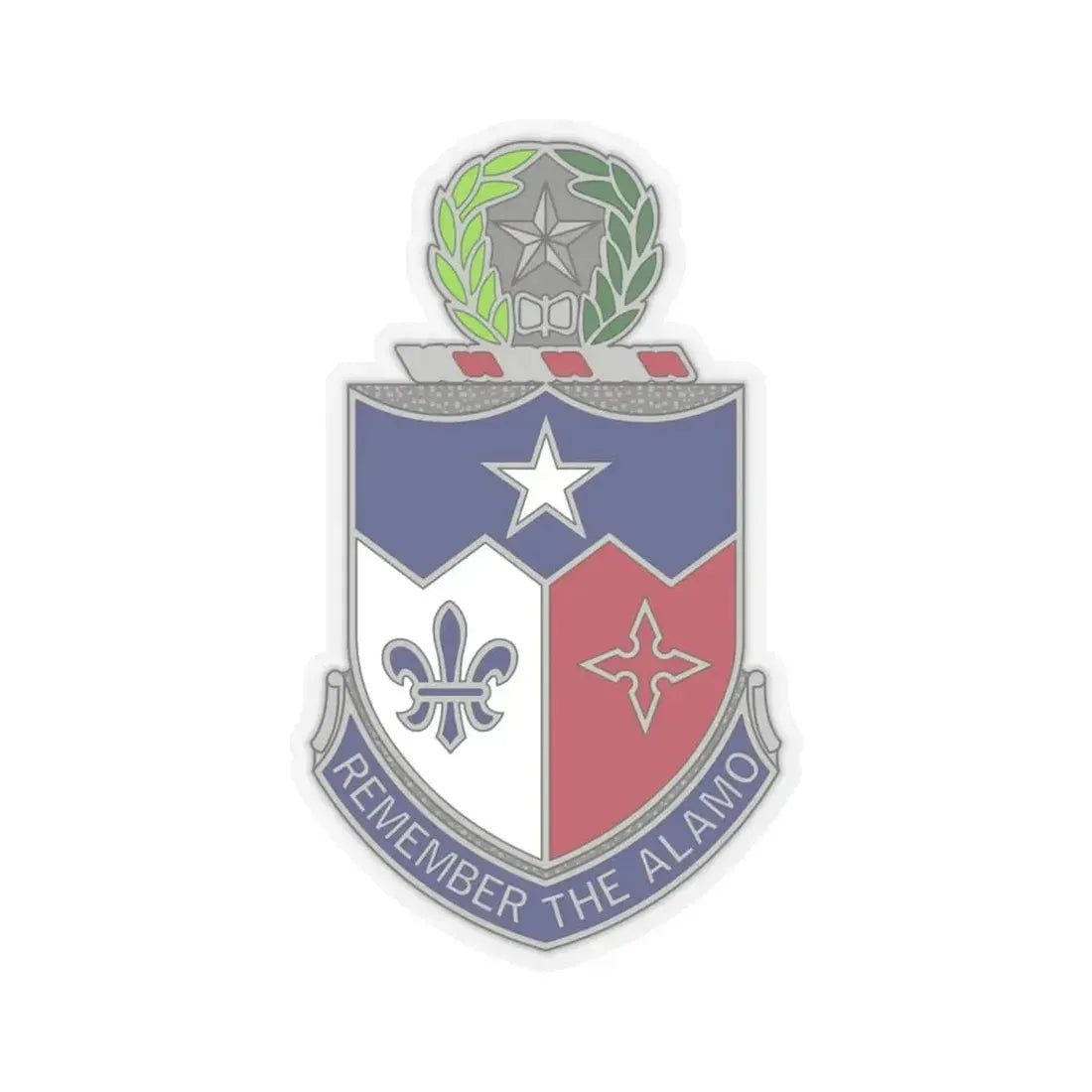 141st Infantry Regiment (U.S. Army) STICKER Vinyl Kiss-Cut Decal 6 Inch Transparent - The Sticker Space