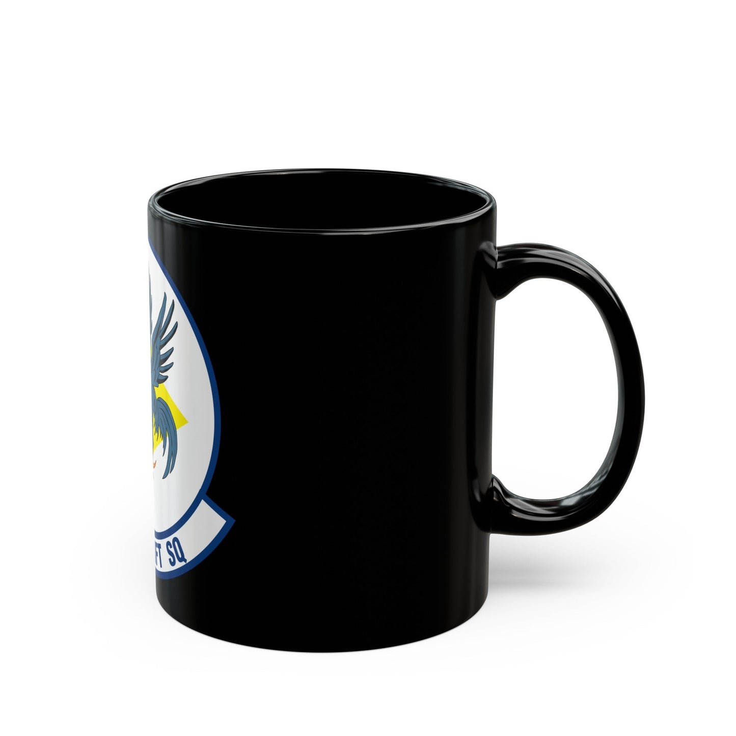 142 Airlift Squadron (U.S. Air Force) Black Coffee Mug-The Sticker Space