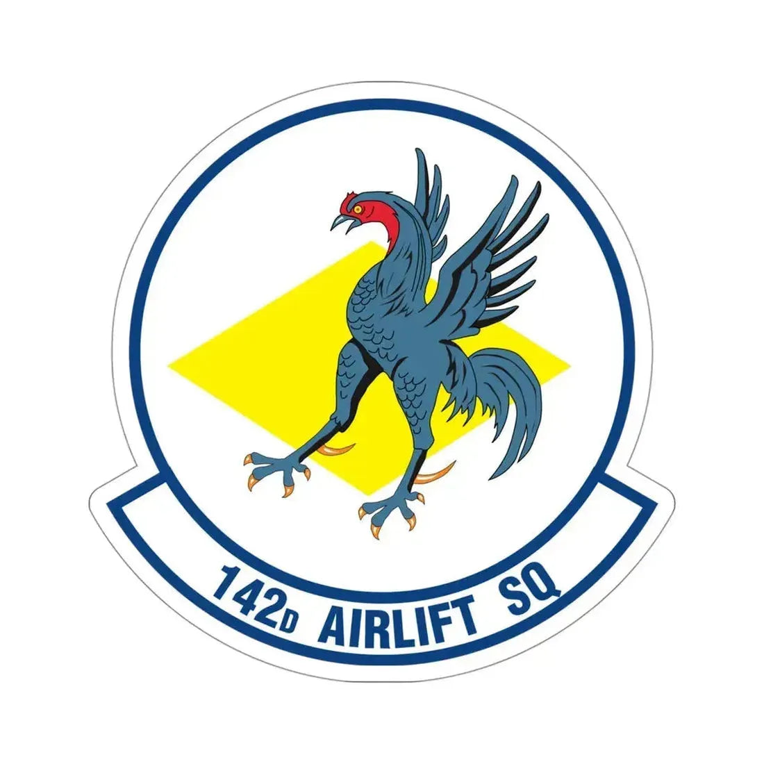 142 Airlift Squadron (U.S. Air Force) STICKER Vinyl Die-Cut Decal 4 Inch - The Sticker Space