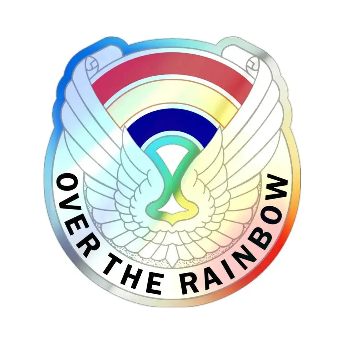 142 Aviation Regiment (U.S. Army) Holographic STICKER Die-Cut Vinyl Decal 2 Inch Holographic - The Sticker Space