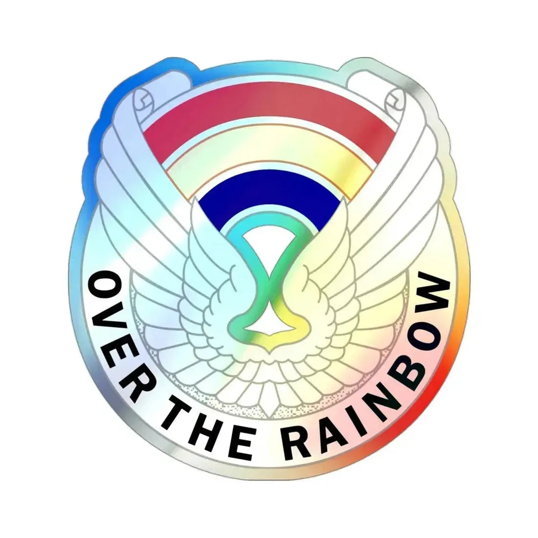 142 Aviation Regiment (U.S. Army) Holographic STICKER Die-Cut Vinyl Decal 3 Inch Holographic - The Sticker Space