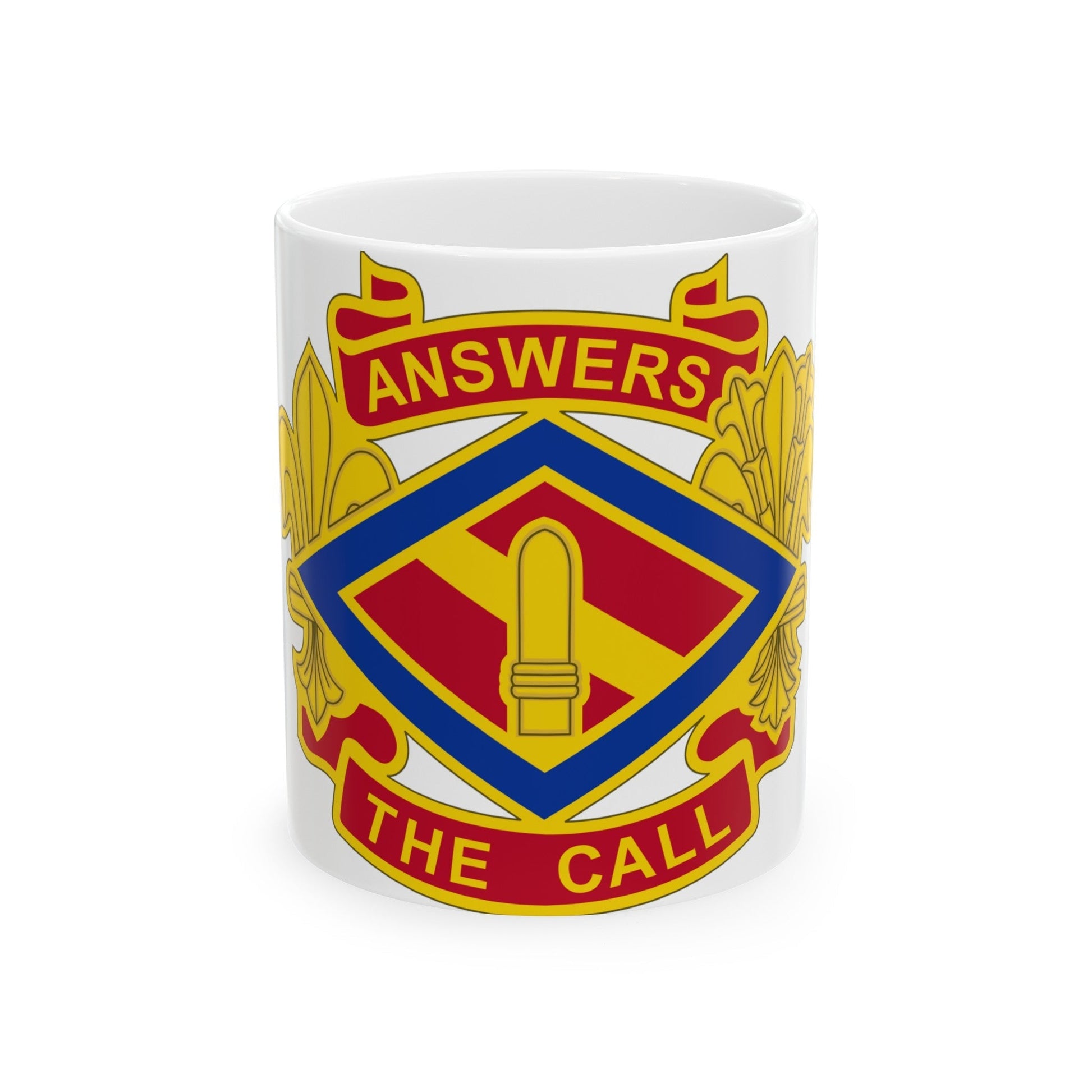 142 Field Artillery Brigade 2 (U.S. Army) White Coffee Mug-11oz-The Sticker Space