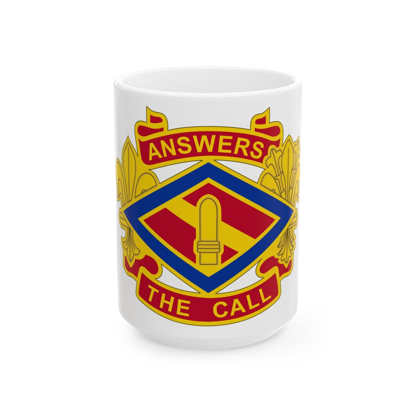 142 Field Artillery Brigade 2 (U.S. Army) White Coffee Mug-15oz-The Sticker Space