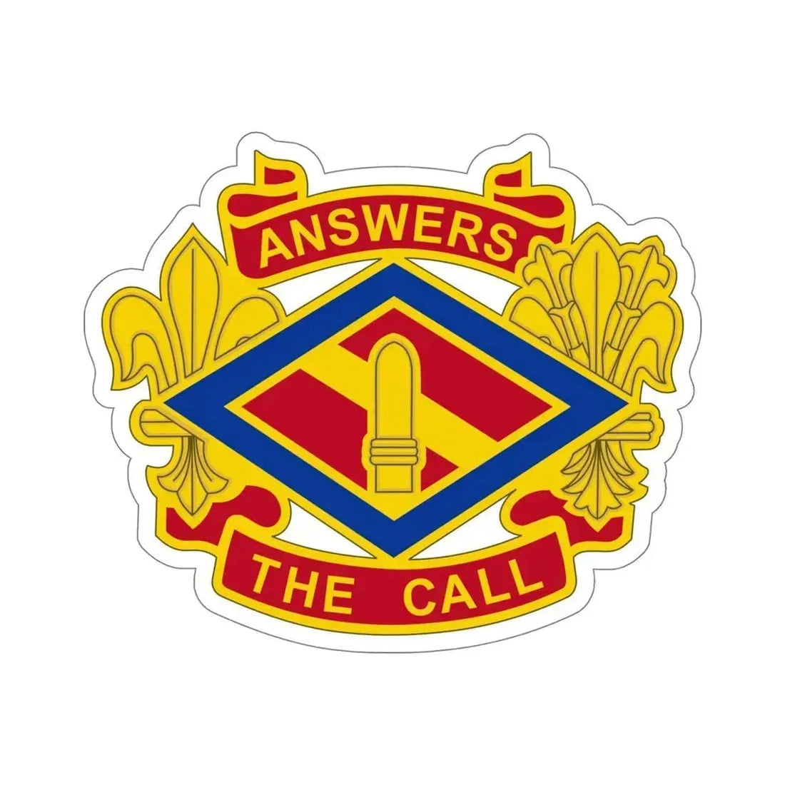142 Field Artillery Brigade 2 (U.S. Army) STICKER Vinyl Die-Cut Decal 6 Inch - The Sticker Space