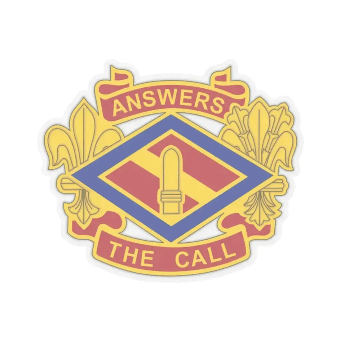 142 Field Artillery Brigade 2 (U.S. Army) STICKER Vinyl Kiss-Cut Decal 2 Inch Transparent - The Sticker Space