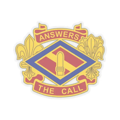 142 Field Artillery Brigade 2 (U.S. Army) STICKER Vinyl Kiss-Cut Decal 2 Inch Transparent - The Sticker Space