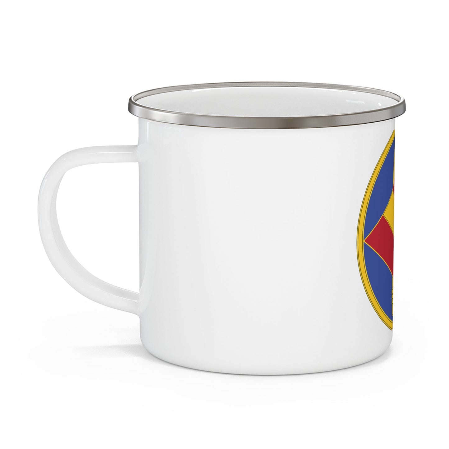 142 Field Artillery Brigade 3 (U.S. Army) 12oz Enamel Mug-12oz-The Sticker Space