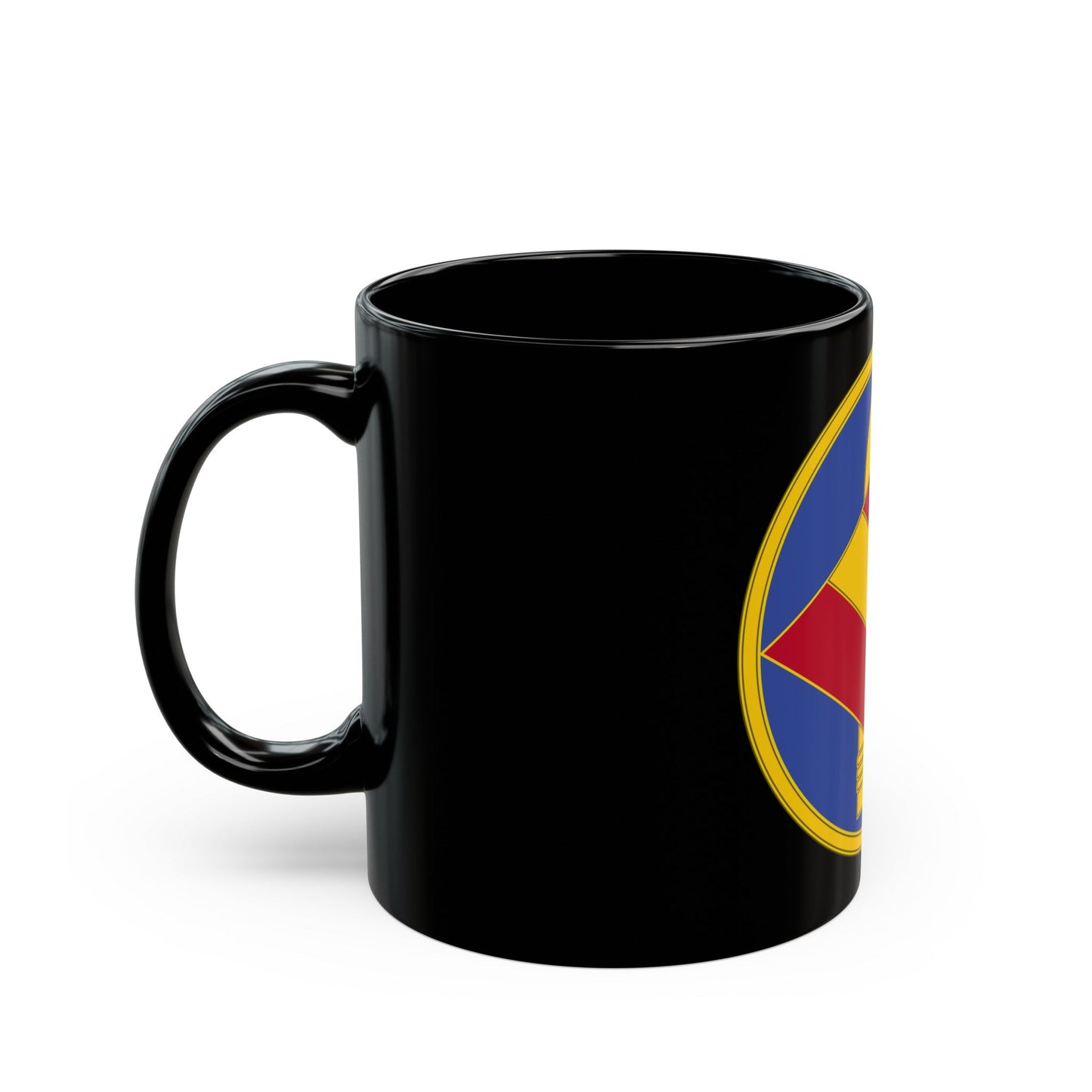 142 Field Artillery Brigade 3 (U.S. Army) Black Coffee Mug-The Sticker Space