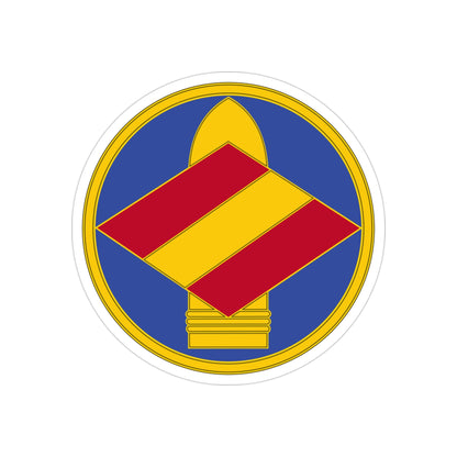 142 Field Artillery Brigade 3 (U.S. Army) REVERSE PRINT Transparent STICKER-3" × 3"-The Sticker Space