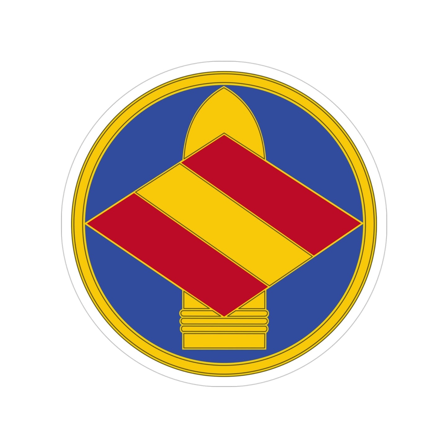 142 Field Artillery Brigade 3 (U.S. Army) Transparent STICKER Die-Cut Vinyl Decal-4 Inch-The Sticker Space