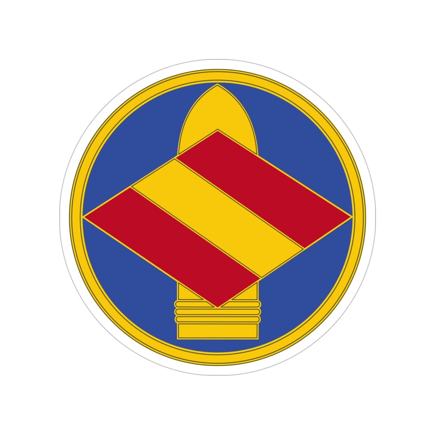 142 Field Artillery Brigade 3 (U.S. Army) Transparent STICKER Die-Cut Vinyl Decal-6 Inch-The Sticker Space