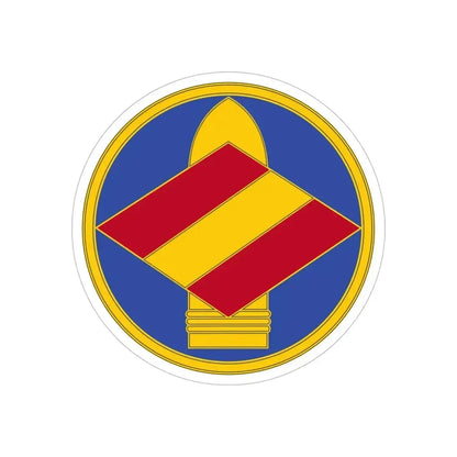 142 Field Artillery Brigade 3 (U.S. Army) REVERSE PRINT Transparent Die-Cut STICKER 6 Inch Die-Cut Transparent - The Sticker Space