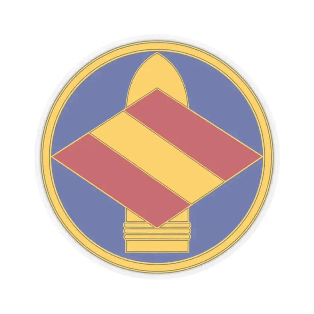 142 Field Artillery Brigade 3 (U.S. Army) STICKER Vinyl Kiss-Cut Decal 2 Inch Transparent - The Sticker Space