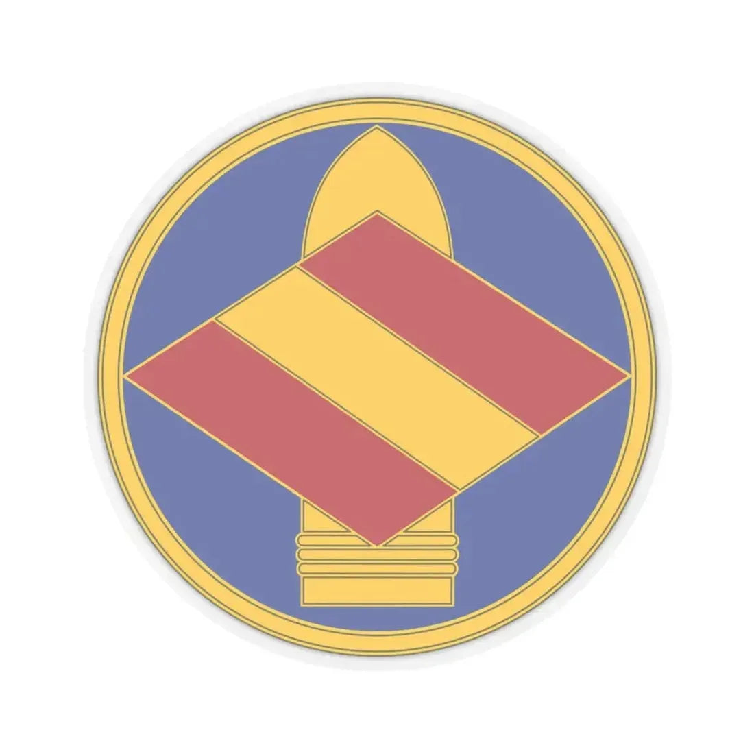142 Field Artillery Brigade 3 (U.S. Army) STICKER Vinyl Kiss-Cut Decal 6 Inch Transparent - The Sticker Space