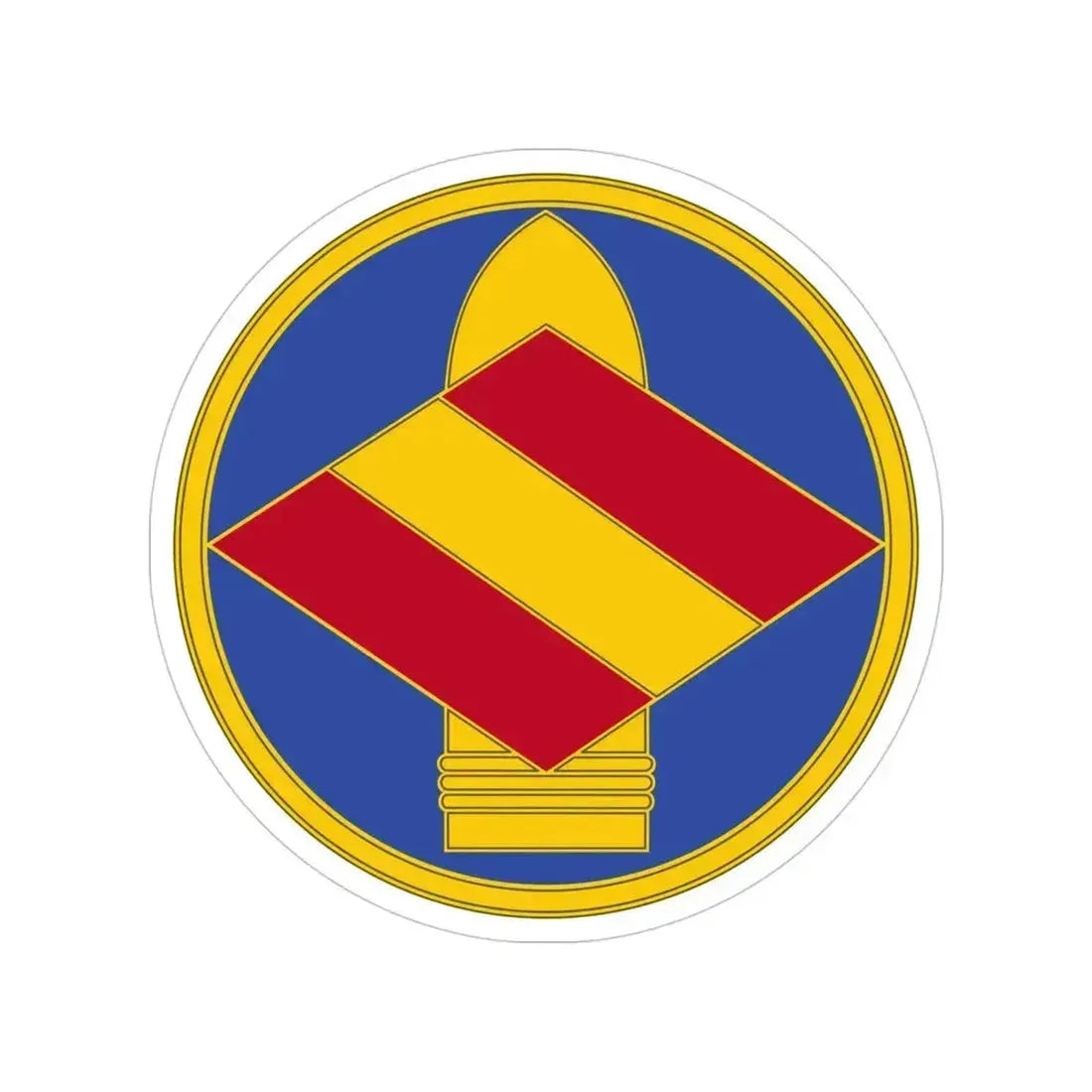 142 Field Artillery Brigade 3 (U.S. Army) Transparent STICKER Die-Cut Vinyl Decal 4 Inch - The Sticker Space