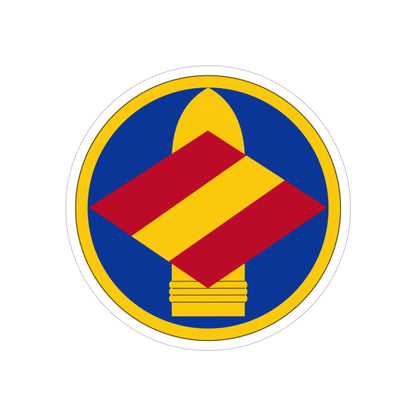 142 Field Artillery Brigade (U.S. Army) REVERSE PRINT Transparent STICKER-4 Inch-The Sticker Space