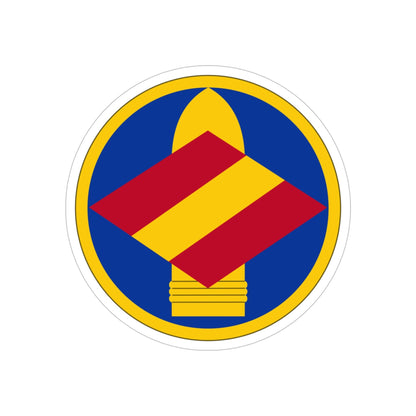 142 Field Artillery Brigade (U.S. Army) REVERSE PRINT Transparent STICKER-5 Inch-The Sticker Space