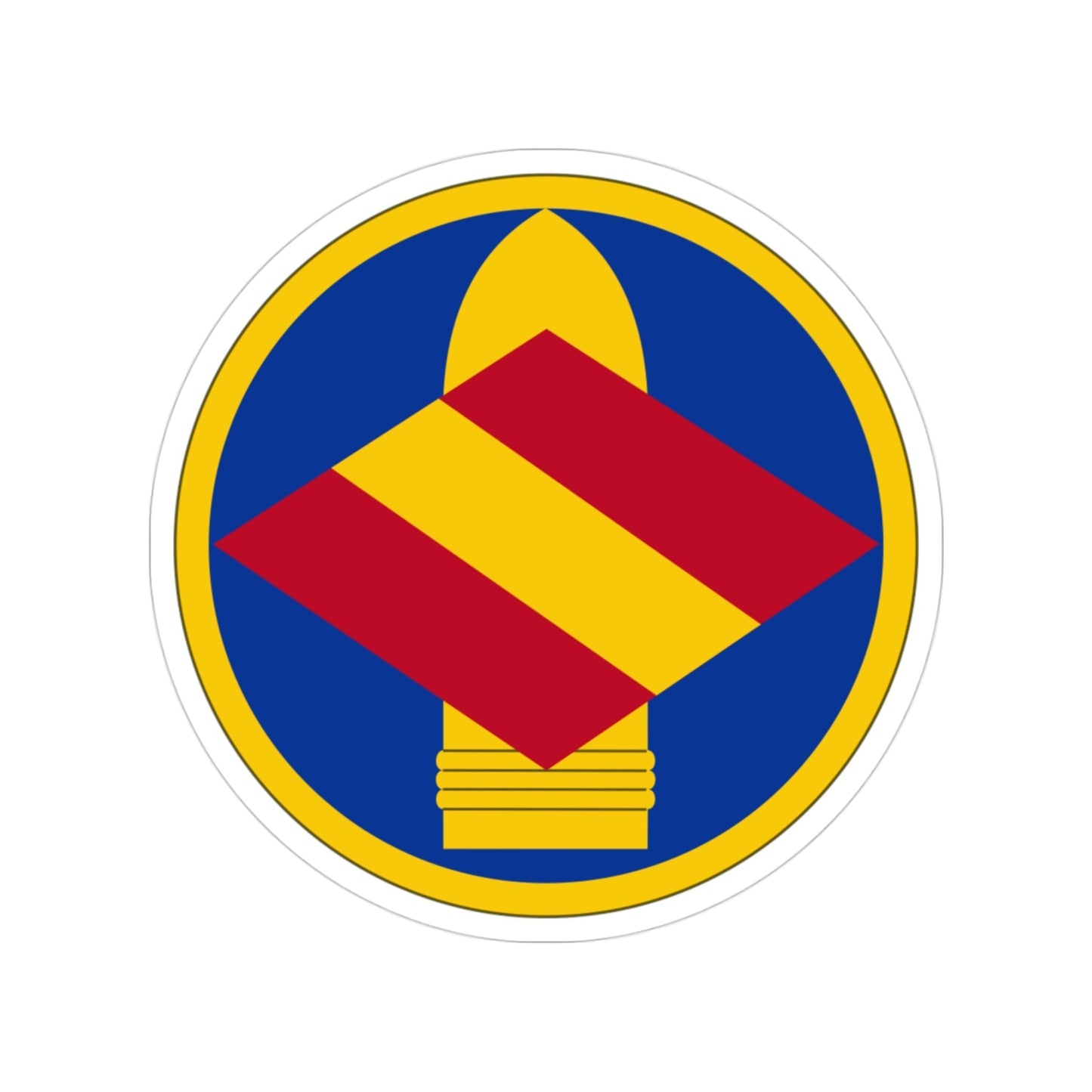 142 Field Artillery Brigade (U.S. Army) Transparent STICKER Die-Cut Vinyl Decal-3 Inch-The Sticker Space