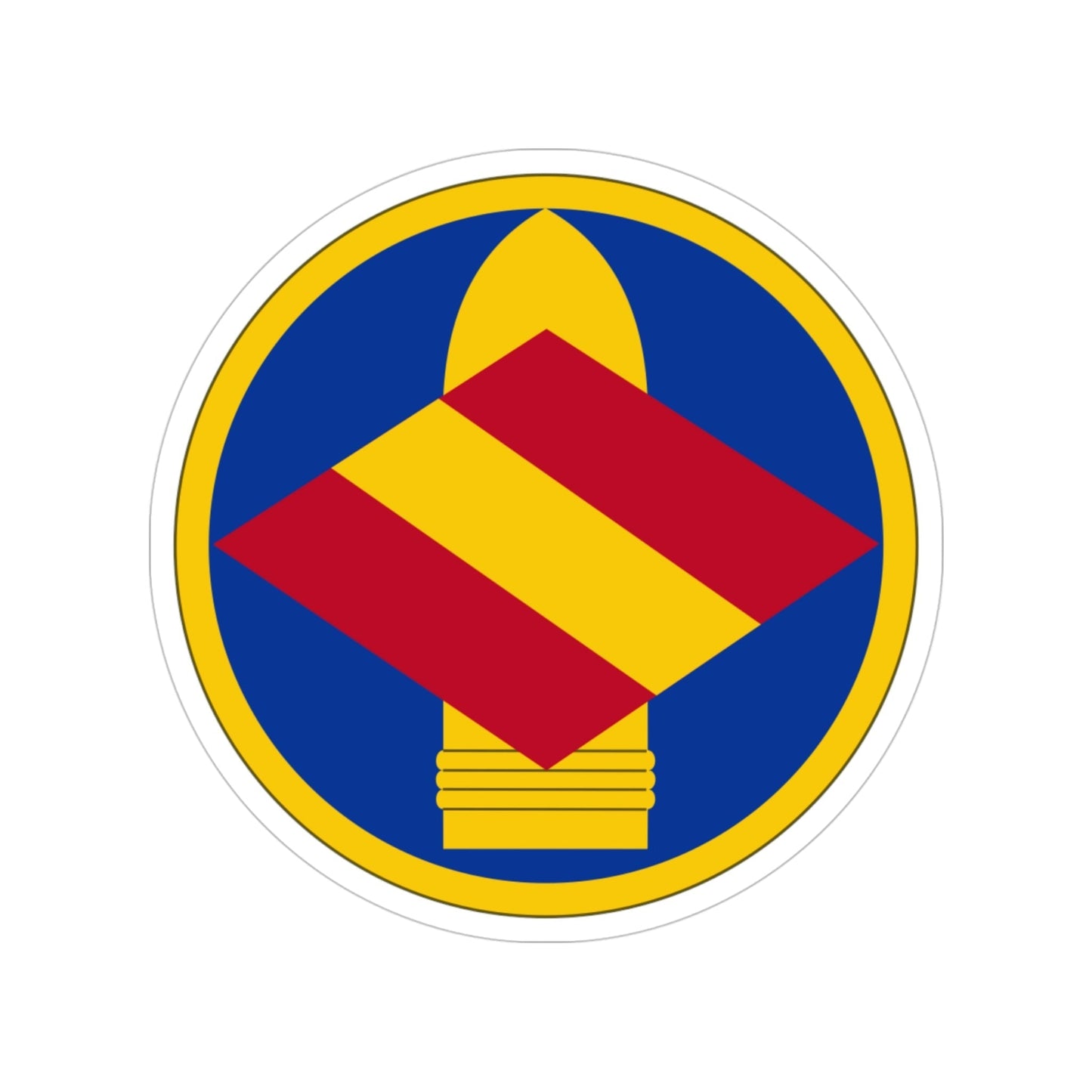 142 Field Artillery Brigade (U.S. Army) Transparent STICKER Die-Cut Vinyl Decal-4 Inch-The Sticker Space