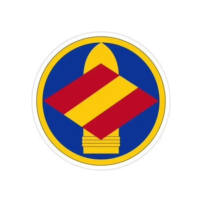 142 Field Artillery Brigade (U.S. Army) REVERSE PRINT Transparent Die-Cut STICKER 6 Inch Die-Cut Transparent - The Sticker Space