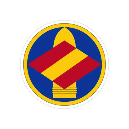 142 Field Artillery Brigade (U.S. Army) REVERSE PRINT Transparent Die-Cut STICKER - The Sticker Space