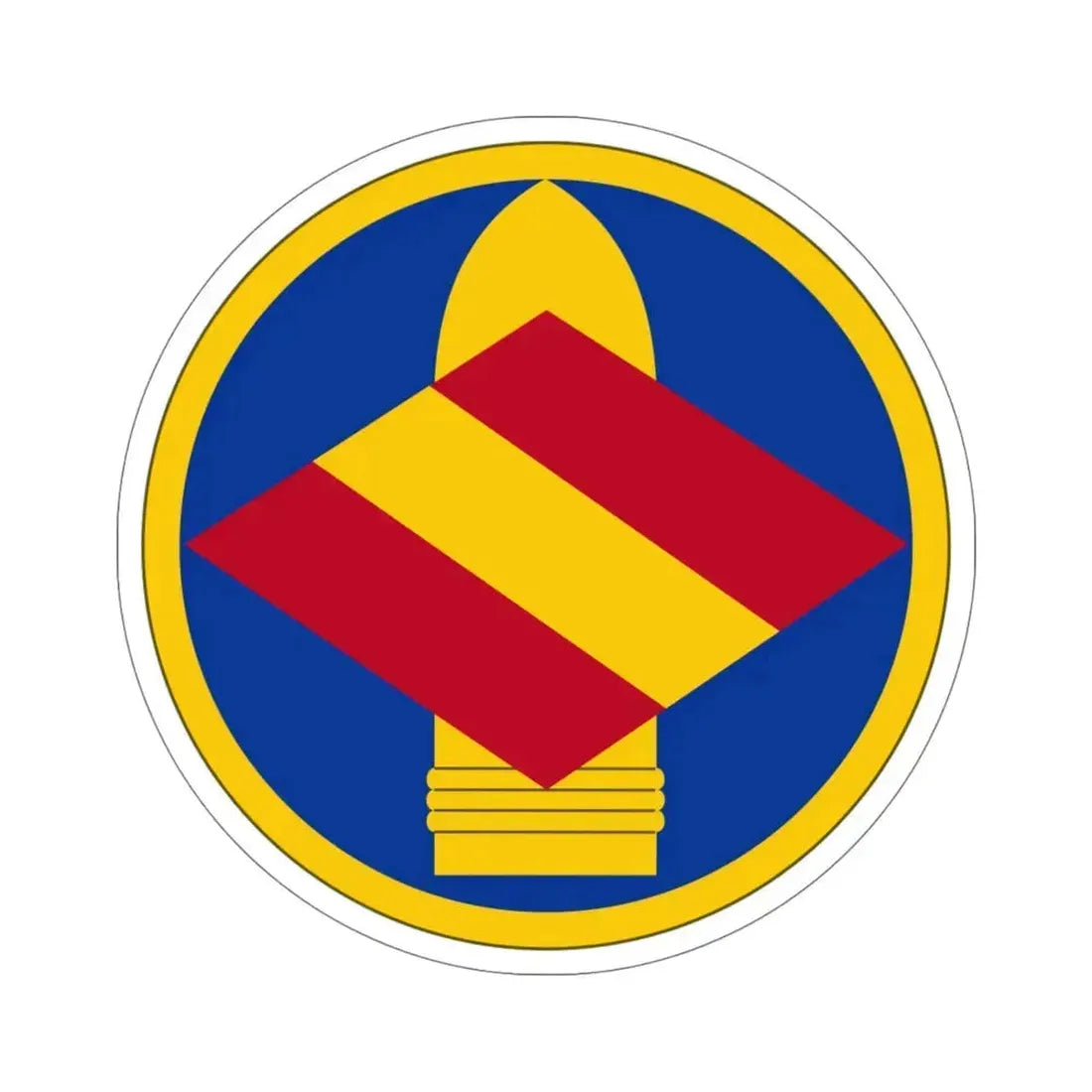 142 Field Artillery Brigade (U.S. Army) STICKER Vinyl Die-Cut Decal 5 Inch - The Sticker Space
