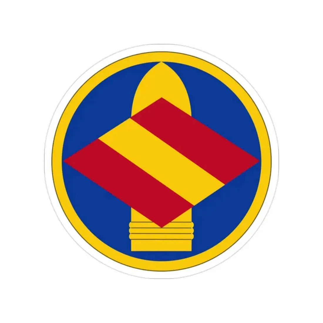 142 Field Artillery Brigade (U.S. Army) Transparent STICKER Die-Cut Vinyl Decal 2 Inch - The Sticker Space