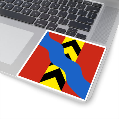 CHE Bruttelen Flag (Switzerland) STICKER Vinyl Kiss-Cut Decal