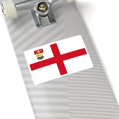 Flag of the Diocese of Gibraltar in Europe (Belgium) STICKER Vinyl Kiss-Cut Decal