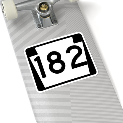 PA-182 (Pennsylvania) (Road Sign) STICKER Vinyl Kiss-Cut Decal