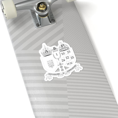 Austro-hungarian coat of arms 1914 with numbers (Austria) (Coat of Arms) STICKER Vinyl Kiss-Cut Decal