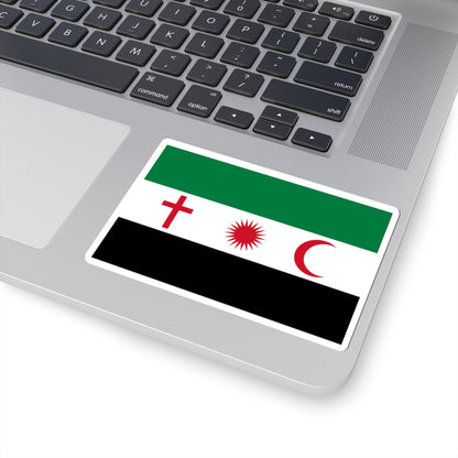 Liwa Ahfad Saladin variant opposition flag (Syria) STICKER Vinyl Kiss-Cut Decal