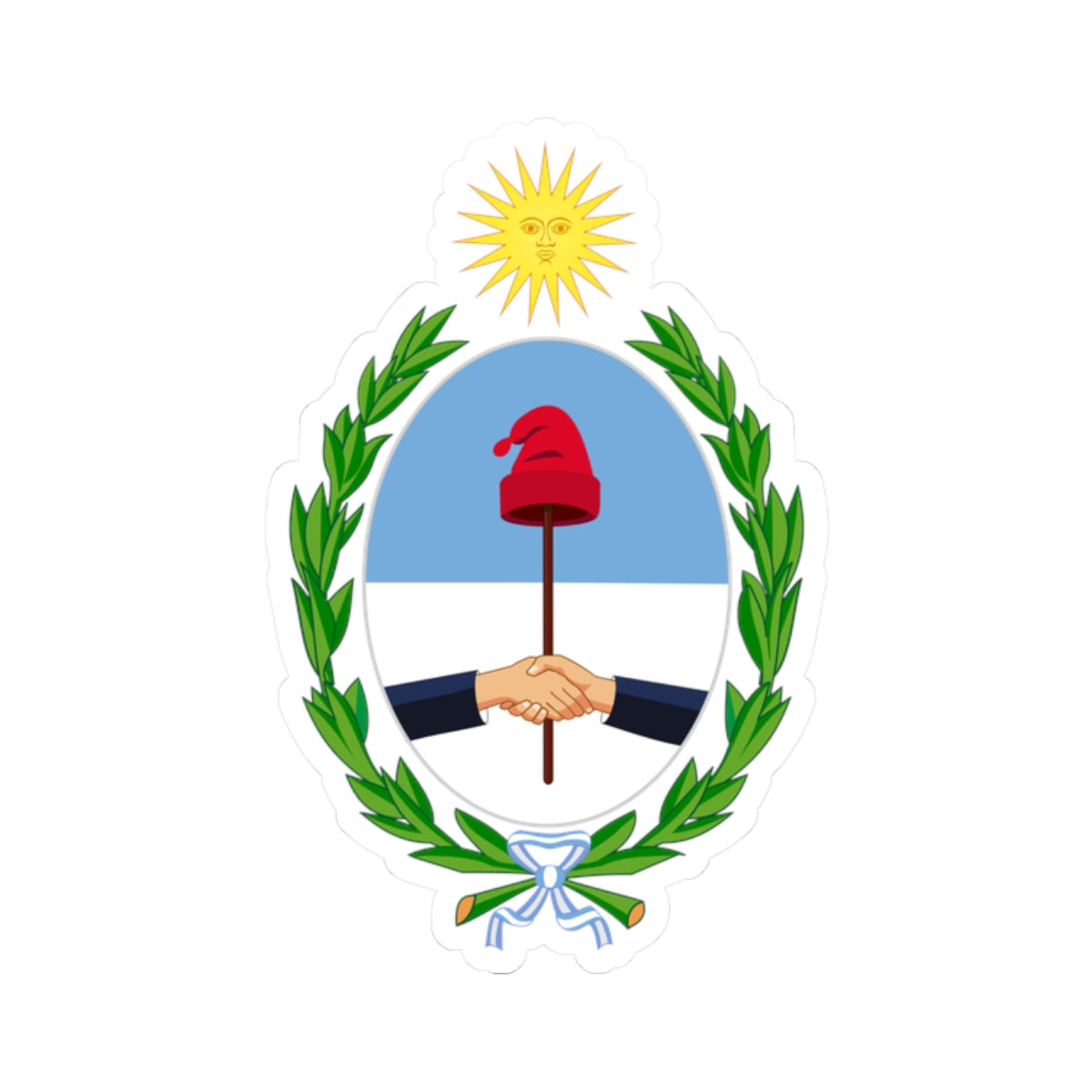 Coat of Arms San Juan Argentina - STICKER Vinyl Kiss-Cut Decal