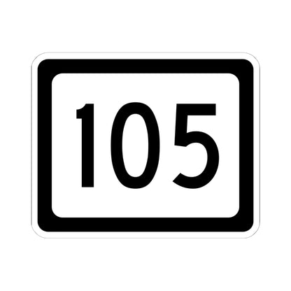 WV-105 (Virginia) (Road Sign) STICKER Vinyl Kiss-Cut Decal